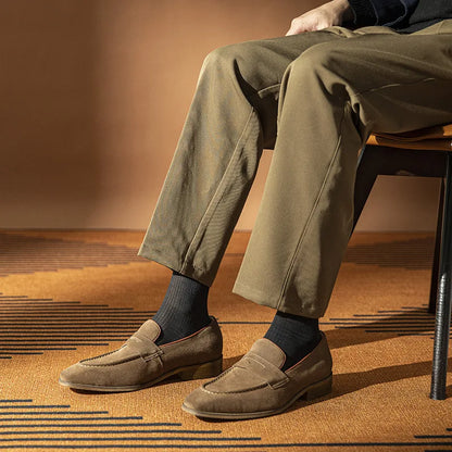 Mocassin Homme Daim Suédé à Glands – Regal