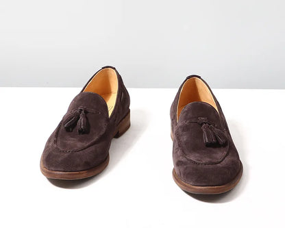 Mocassin Homme Daim Grainé à Glands – Heritage