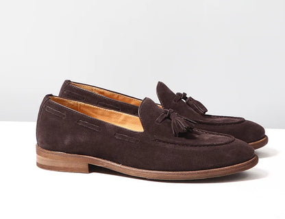 Mocassin Homme Daim Grainé à Glands – Heritage