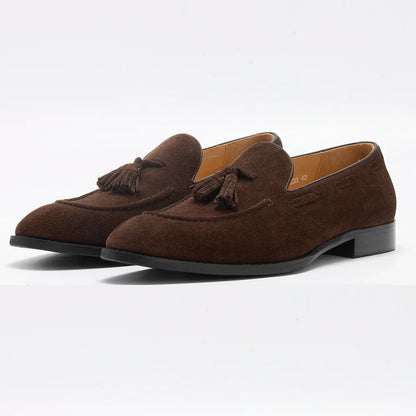 Mocassin Homme Daim Suédé à Glands – Regal