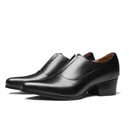 Mocassin Homme Cuir Véritable Satiné Élégant - Prestige