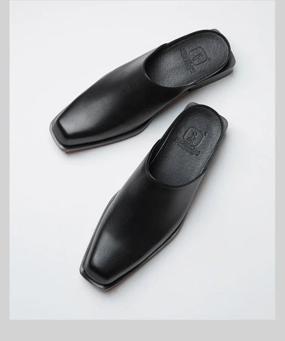 Mocassin Mule Homme Cuir Pleine Fleur – Heritage