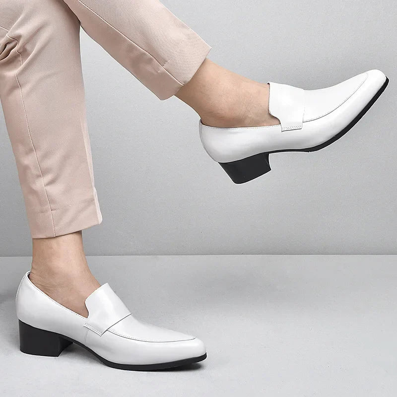 Mocassin Homme Cuir Ébène Lustré – Prestige