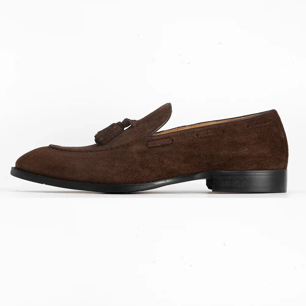 Mocassin Homme Daim Suédé à Glands – Regal