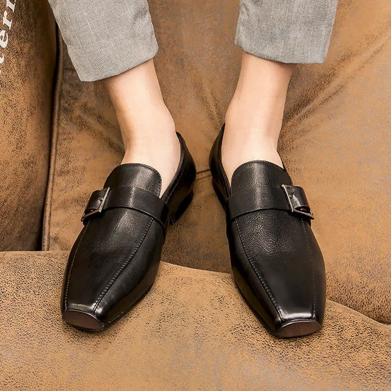 Mocassin Homme Cuir Noir – Heritage