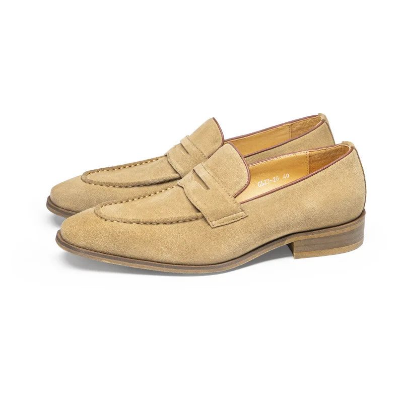 Mocassin Homme Daim Suédé à Glands – Regal