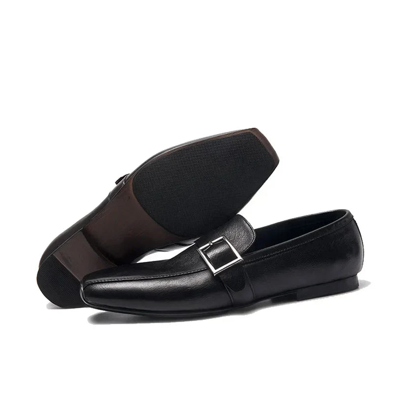 Mocassin Homme Cuir Noir – Heritage