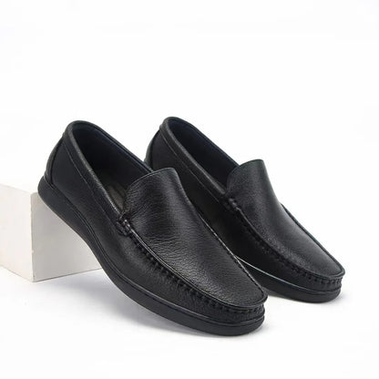 Mocassin Homme Cuir Pleine Fleur Naturel Clair – Legacy