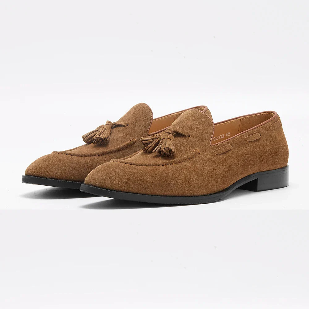 Mocassin Homme Daim Suédé à Glands – Regal