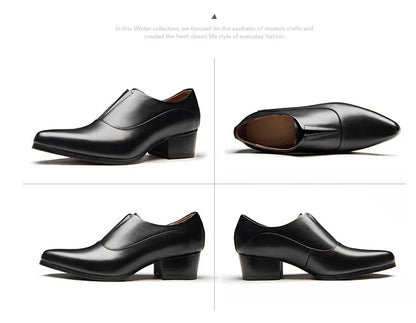 Mocassin Homme Cuir Véritable Satiné Élégant - Prestige