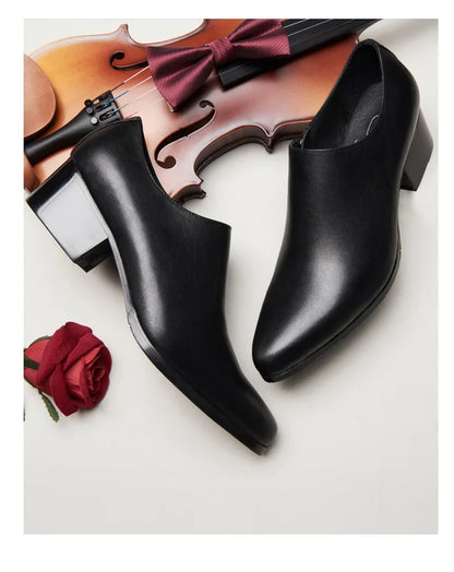 Mocassin Femme Cuir Noir Charbon – Heritage