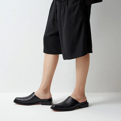 Mocassin Mule Homme Cuir Pleine Fleur – Heritage