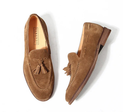Mocassin Homme Daim Grainé à Glands – Heritage