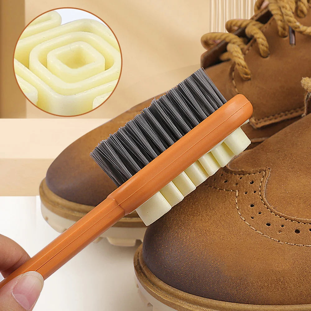 Brosse 2 Faces Daim & Cuir – Nettoyage & Entretien Mocassins
