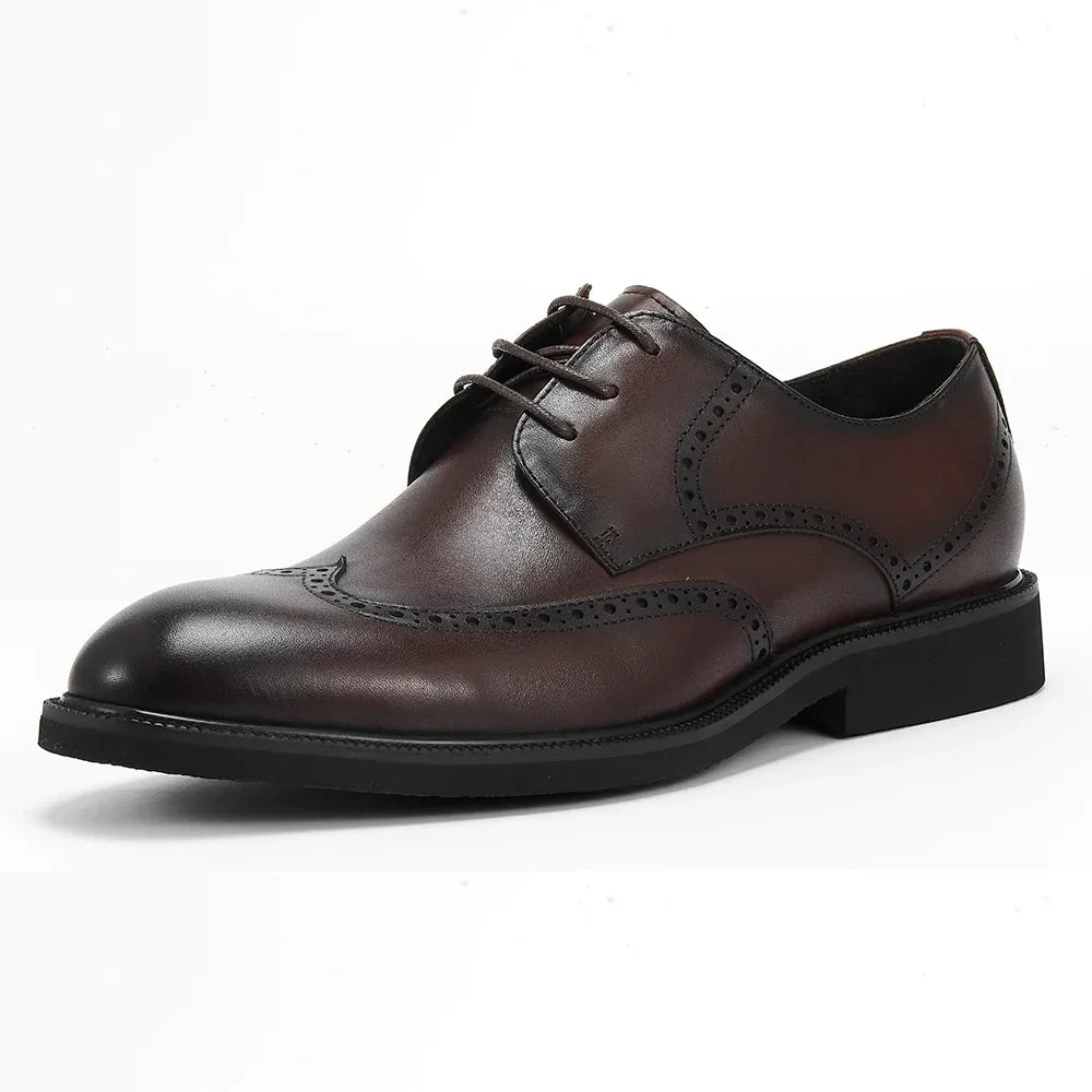 Mocassin Homme en Cuir Noir Intense Satiné – Prestige