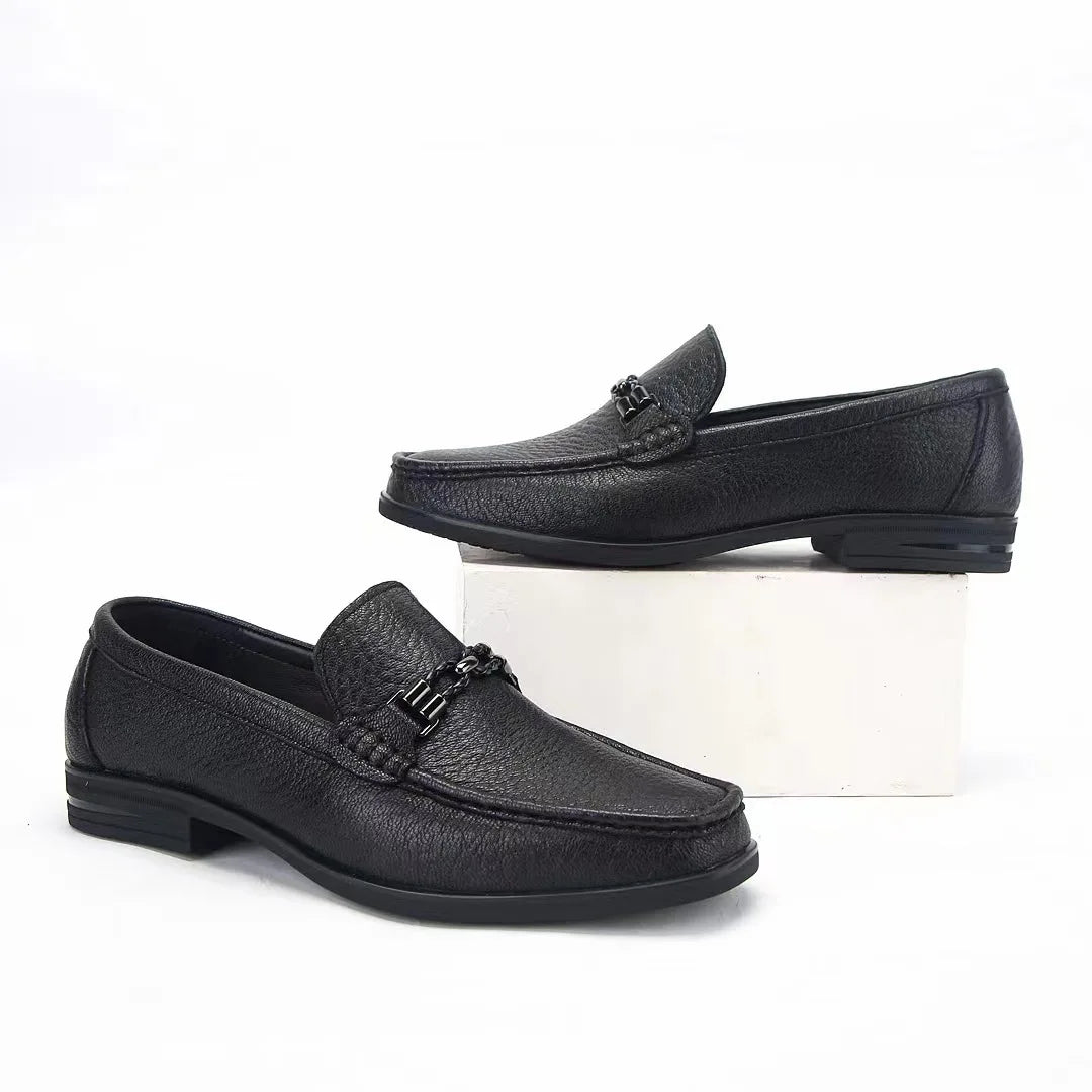 Mocassin Homme Cuir Pleine Fleur Naturel Clair – Legacy