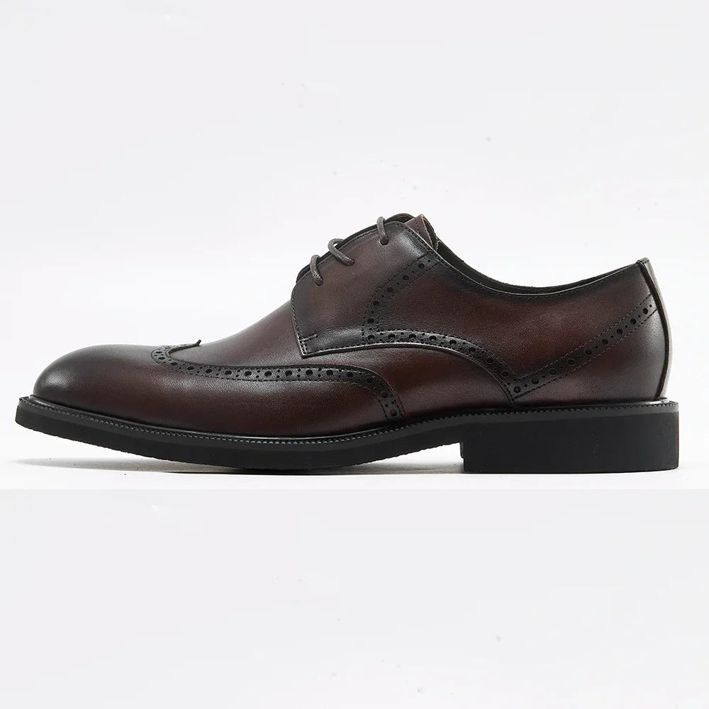 Mocassin Homme en Cuir Noir Intense Satiné – Prestige