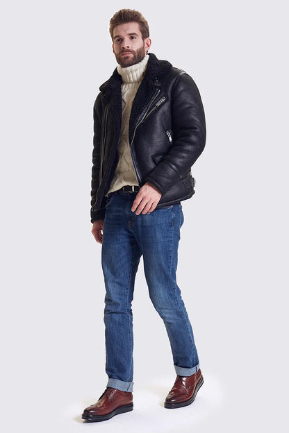 Derby Brogue Homme Cuir Brun Patiné – Heritage