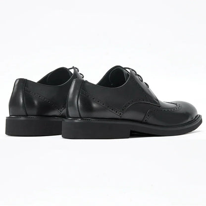 Mocassin Homme en Cuir Noir Intense Satiné – Prestige