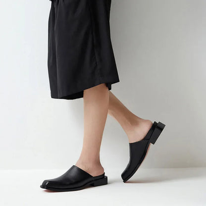 Mocassin Mule Homme Cuir Pleine Fleur – Heritage