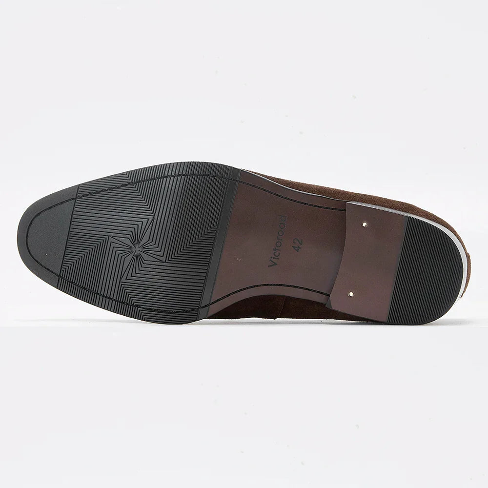 Mocassin Homme Daim Suédé à Glands – Regal