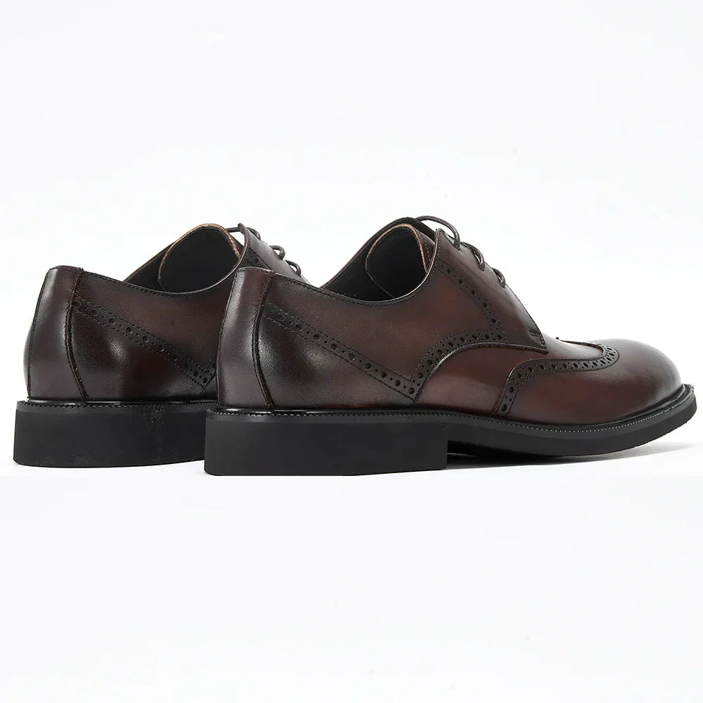 Mocassin Homme en Cuir Noir Intense Satiné – Prestige
