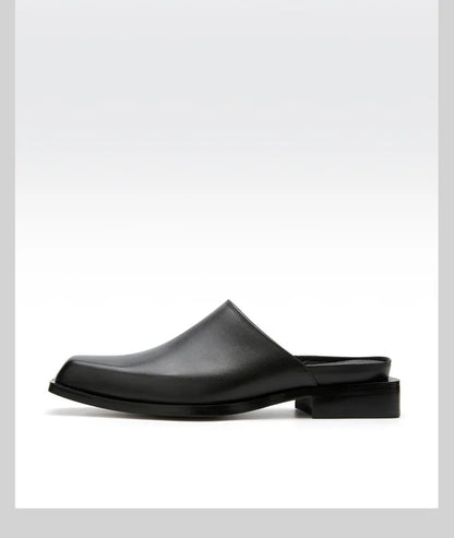 Mocassin Mule Homme Cuir Pleine Fleur – Heritage