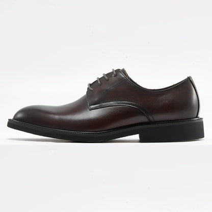Derby Homme Cuir Noir Ébène Satiné - Heritage