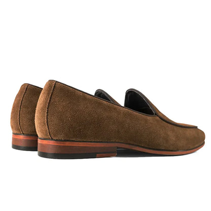 Mocassin Homme Cuir Métallisé Élégant – Prestige