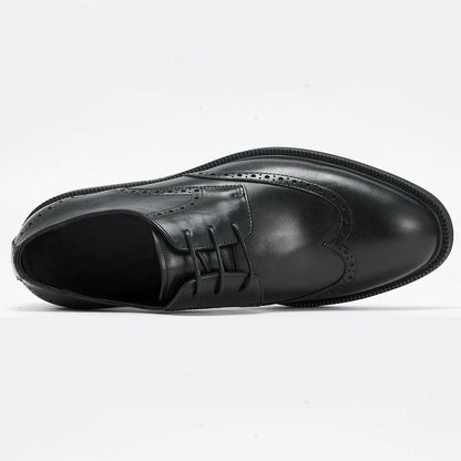 Mocassin Homme en Cuir Noir Intense Satiné – Prestige