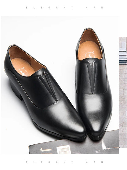 Mocassin Homme Cuir Véritable Satiné Élégant - Prestige