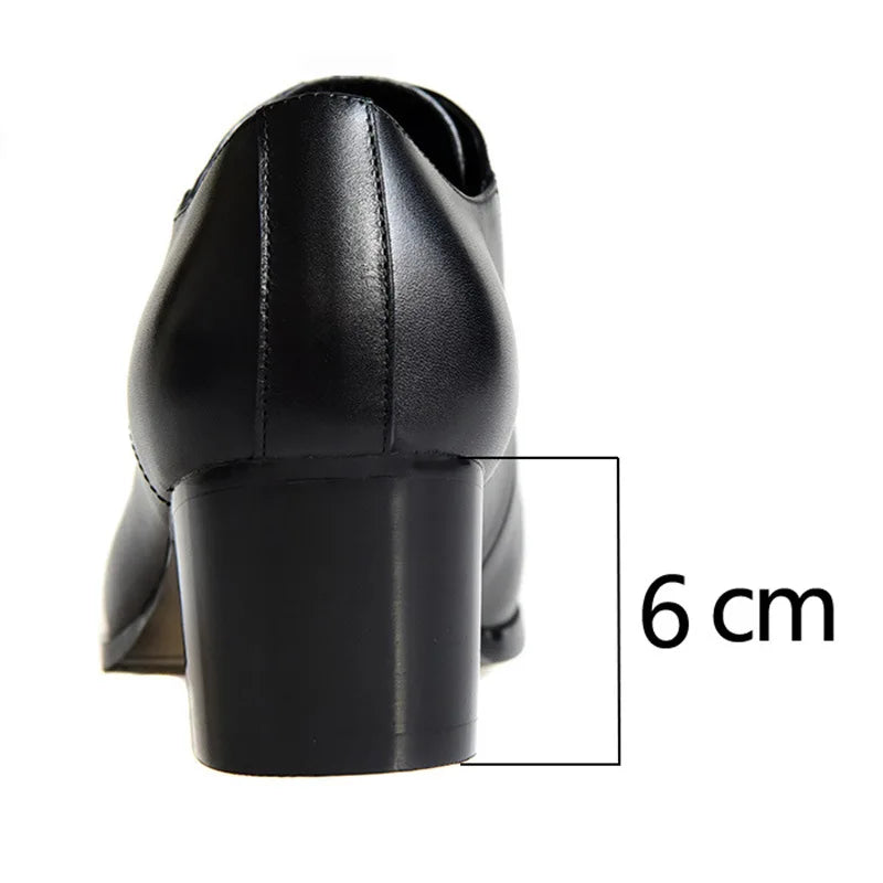 Mocassin Femme Talon Cuir Élégance Intemporelle – Élégance