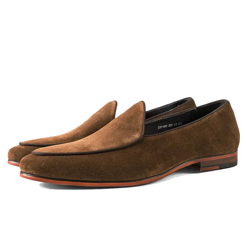 Mocassin Homme Cuir Métallisé Élégant – Prestige