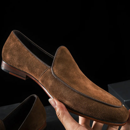 Mocassin Homme Cuir Métallisé Élégant – Prestige