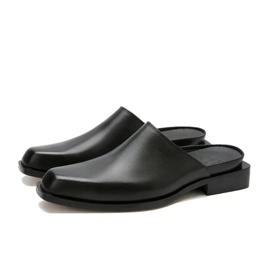 Mocassin Mule Homme Cuir Pleine Fleur – Heritage