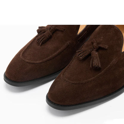 Mocassin Homme Daim Suédé à Glands – Regal