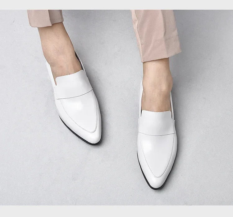 Mocassin Homme Cuir Ébène Lustré – Prestige
