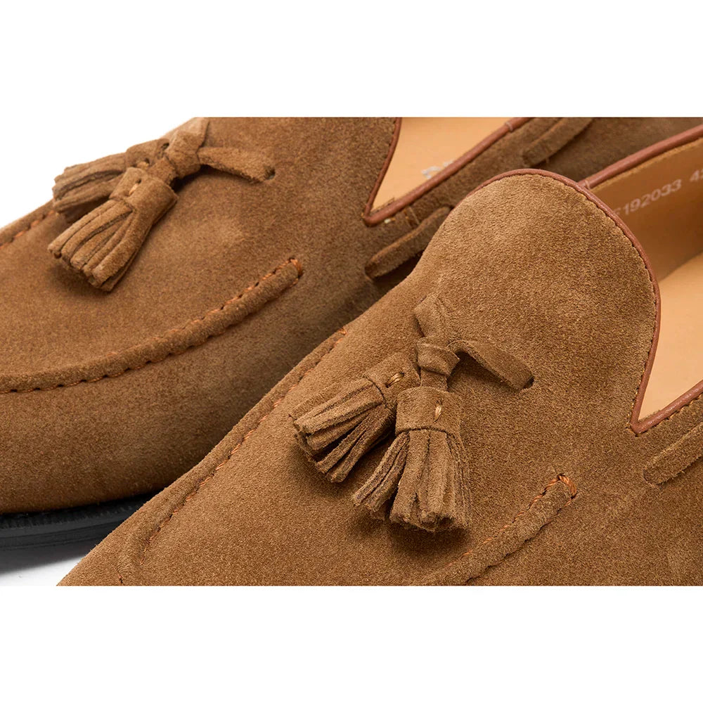 Mocassin Homme Daim Suédé à Glands – Regal