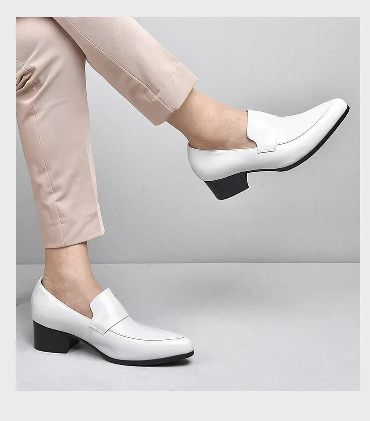 Mocassin Homme Cuir Ébène Lustré – Prestige