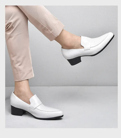Mocassin Homme Cuir Ébène Lustré – Prestige