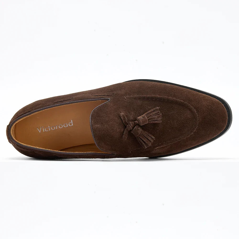 Mocassin Homme Daim Suédé à Glands – Regal
