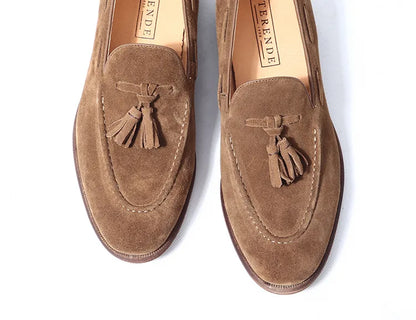 Mocassin Homme Daim Grainé à Glands – Heritage