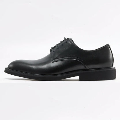 Derby Homme Cuir Noir Ébène Satiné - Heritage