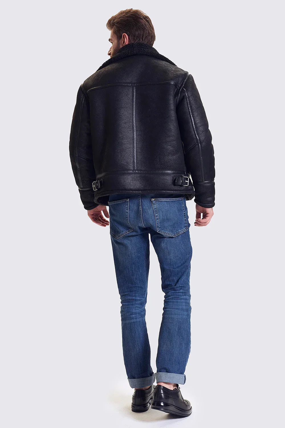 Derby Brogue Homme Cuir Brun Patiné – Heritage