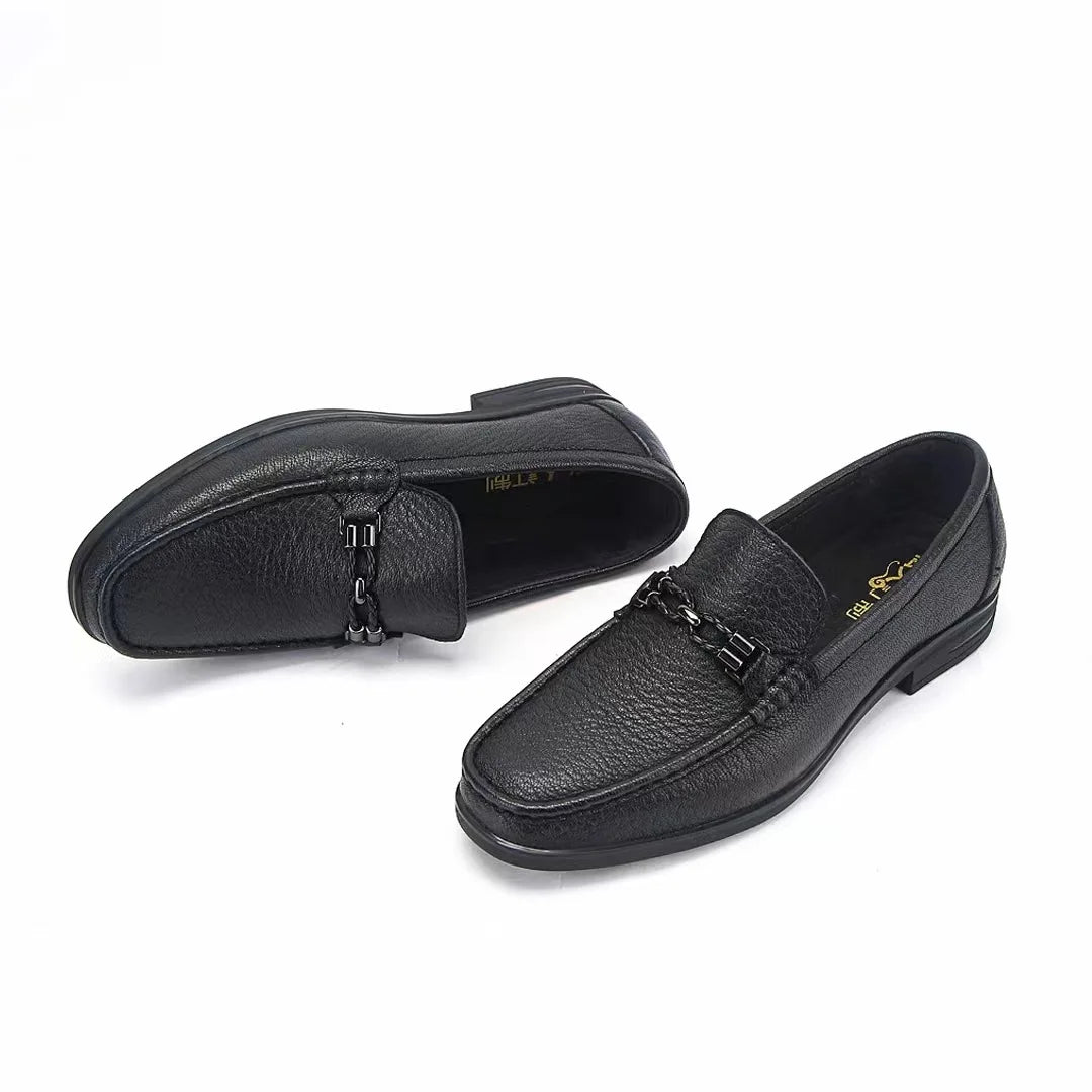 Mocassin Homme Cuir Pleine Fleur Naturel Clair – Legacy