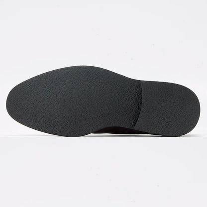 Mocassin Homme en Cuir Noir Intense Satiné – Prestige