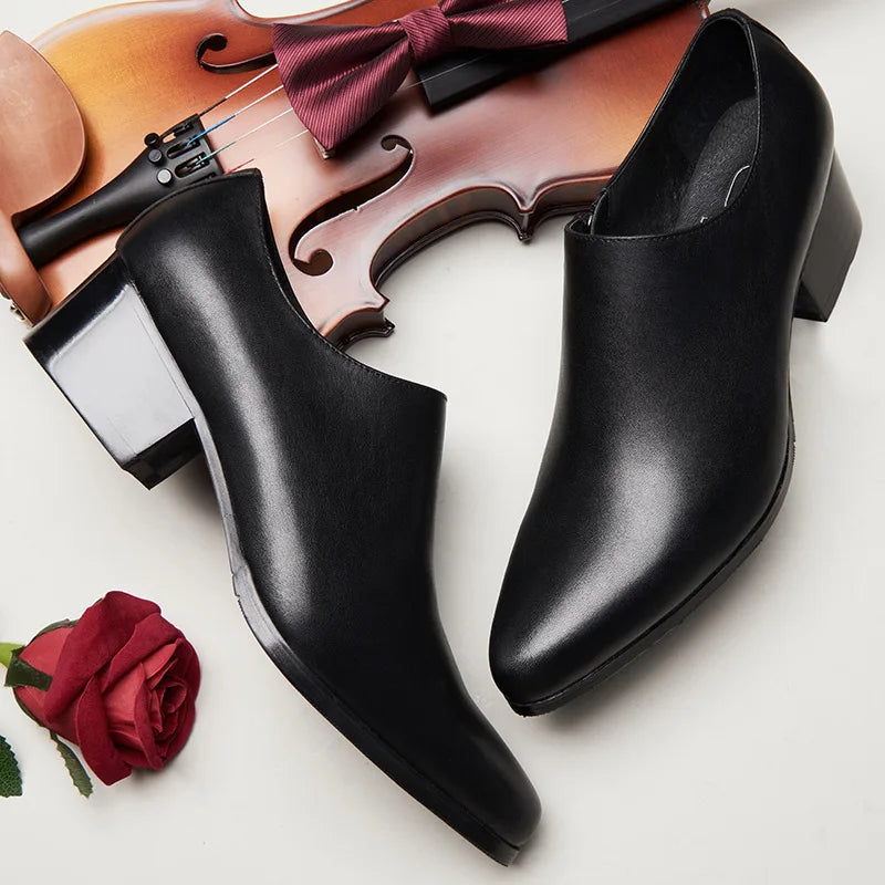 Mocassin Femme Cuir Noir Charbon – Heritage