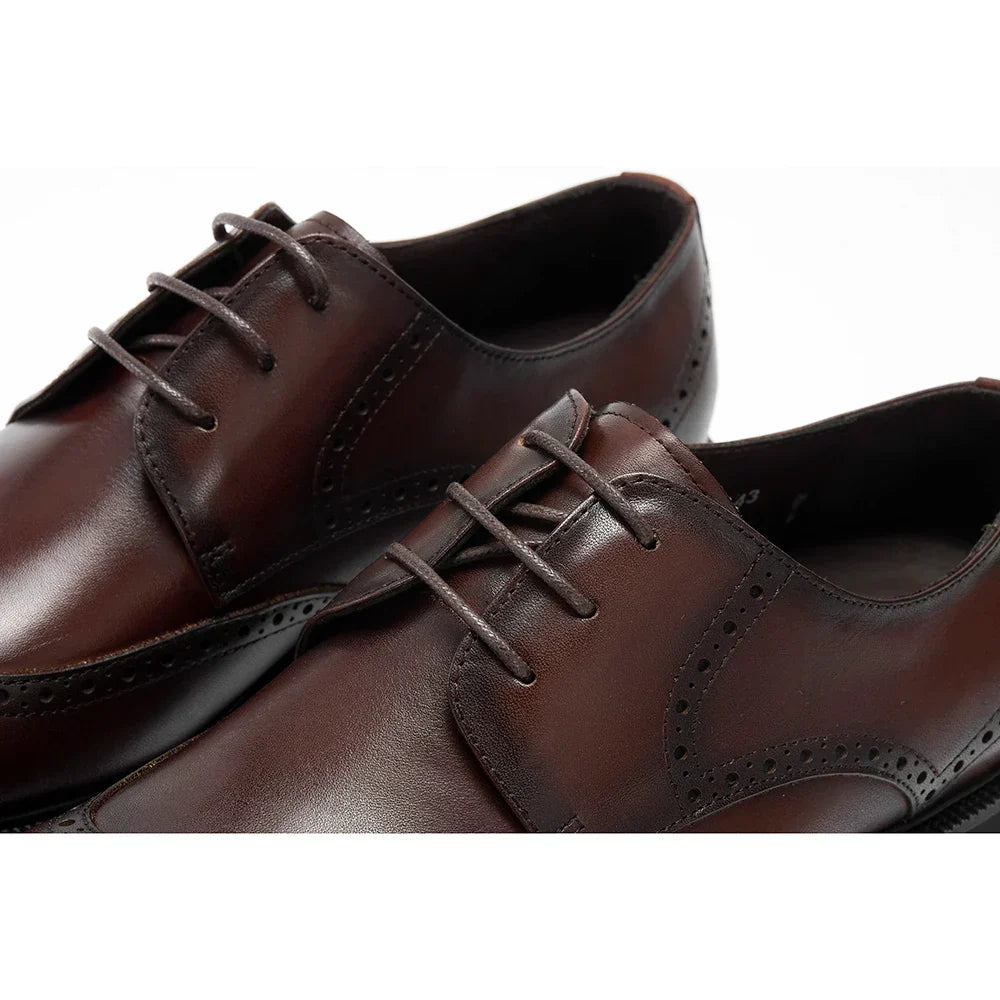 Mocassin Homme en Cuir Noir Intense Satiné – Prestige