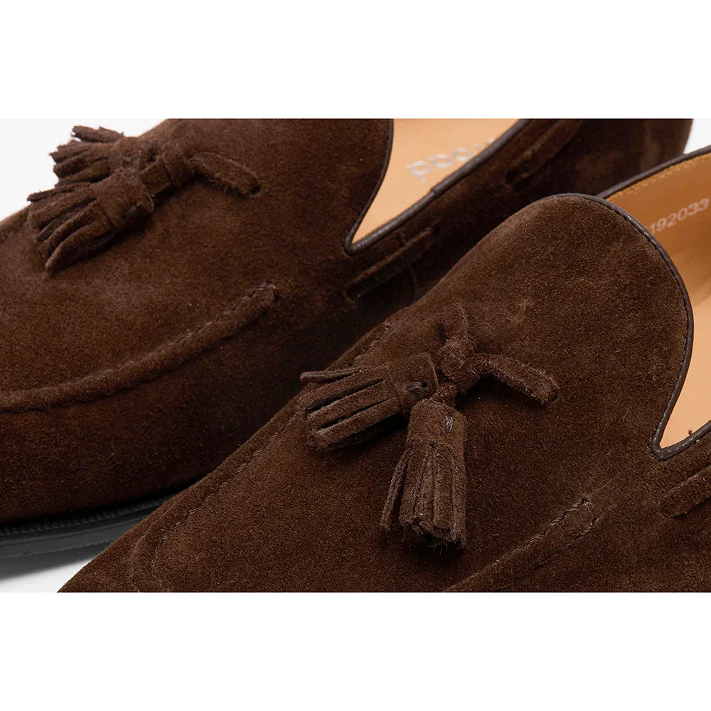 Mocassin Homme Daim Suédé à Glands – Regal