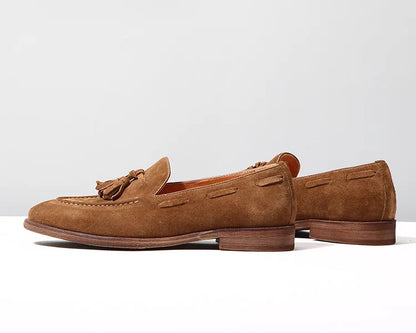 Mocassin Homme Daim Grainé à Glands – Heritage